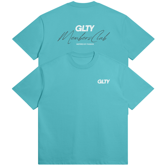 GLTY Members Club - Oversized Tee - Shire Blue
