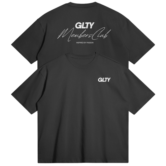GLTY Members Club - Oversized Tee - Black